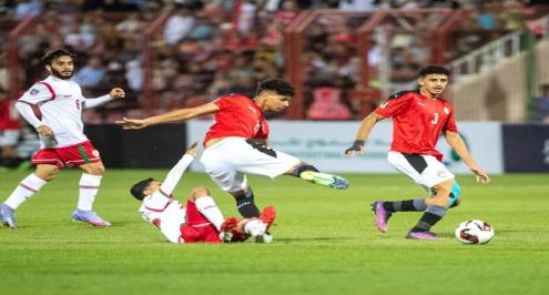 منتخب مصر يستهل مشواره في كأس العرب للشباب بالفوز على عمان 